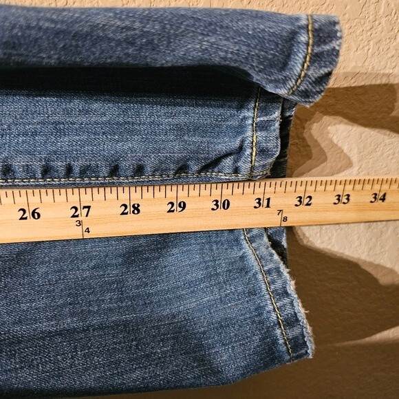 Lucky Brand Dungarees Wide Leg Jeans Women's Size 36 Vintage - Picture 4 of 8